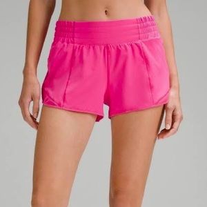 LULULEMON HOTTY HOT 4 inch SONIC PINK SHORTS